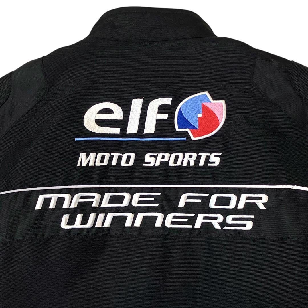 美品 エルフ ELF EL-2246 ナイロン バイク ジャケット XL
