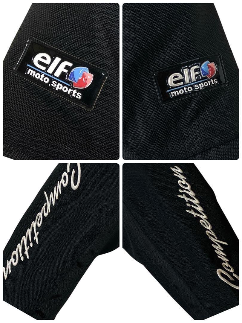 美品 エルフ ELF EL-2246 ナイロン バイク ジャケット XL