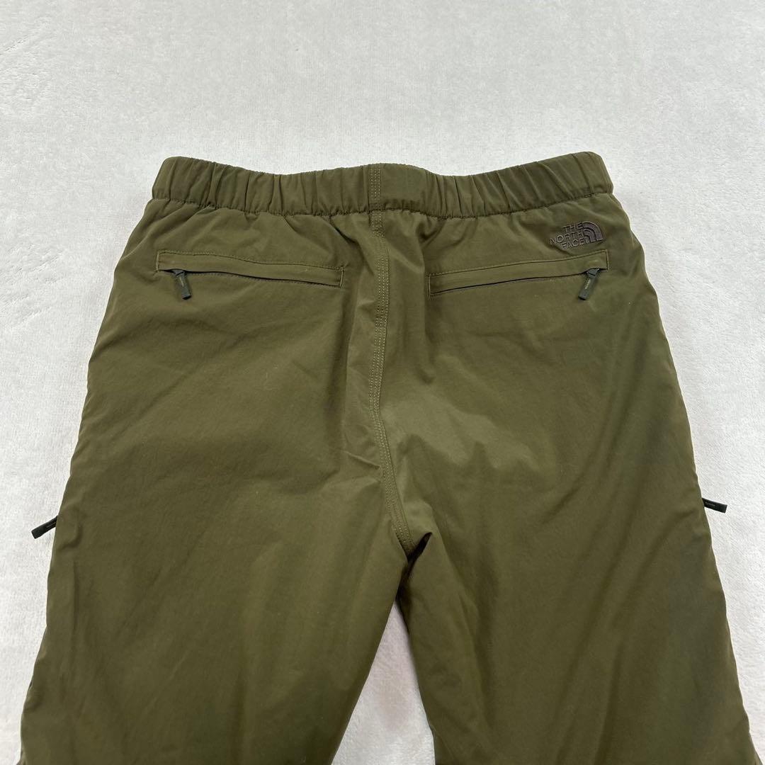 K135 美品 M ザノースフェイス 高い保温性 ロゴ刺繍 パンツ メンズ