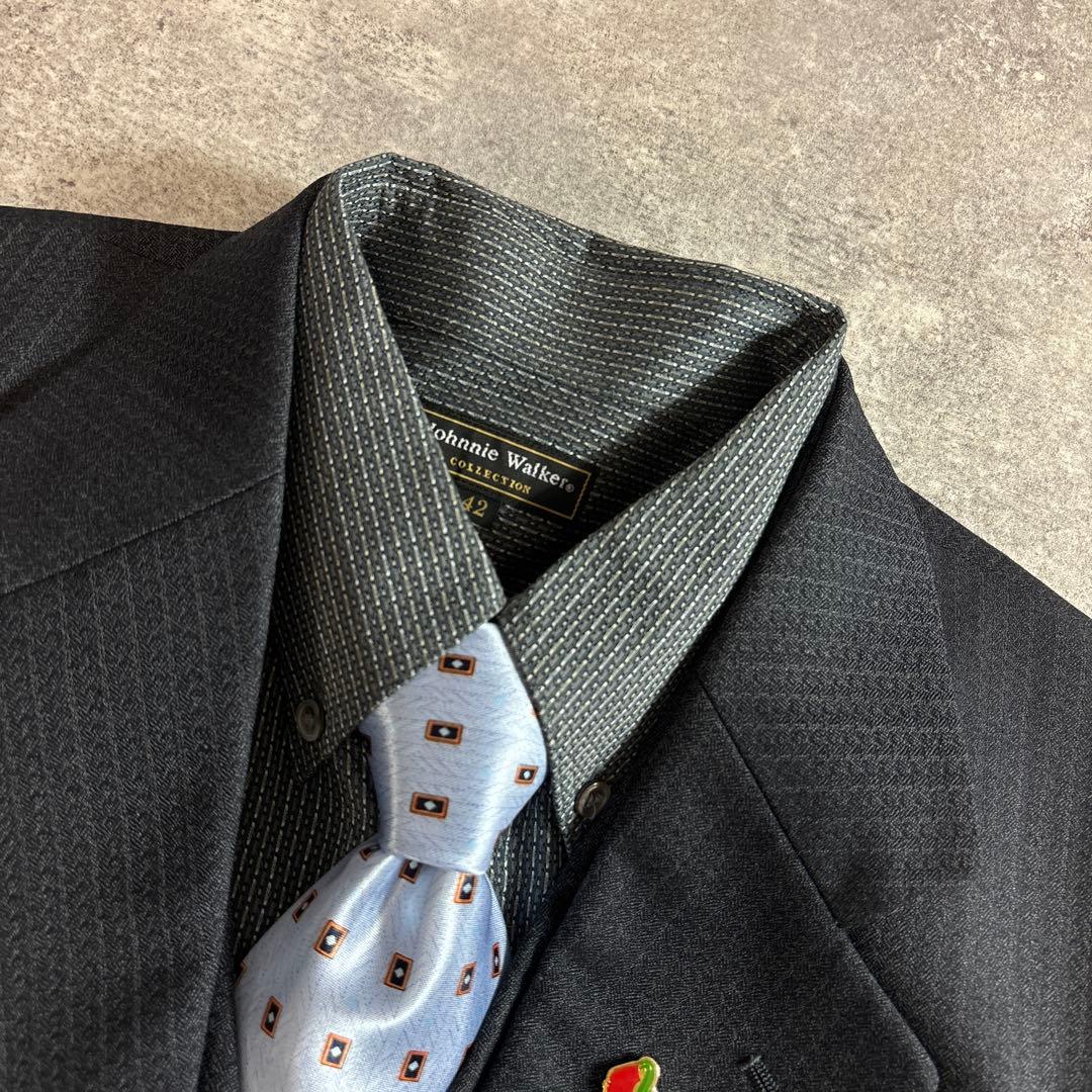 セットアップ ダブルスーツ 成人式 入学式 ピンズ vintage no.149