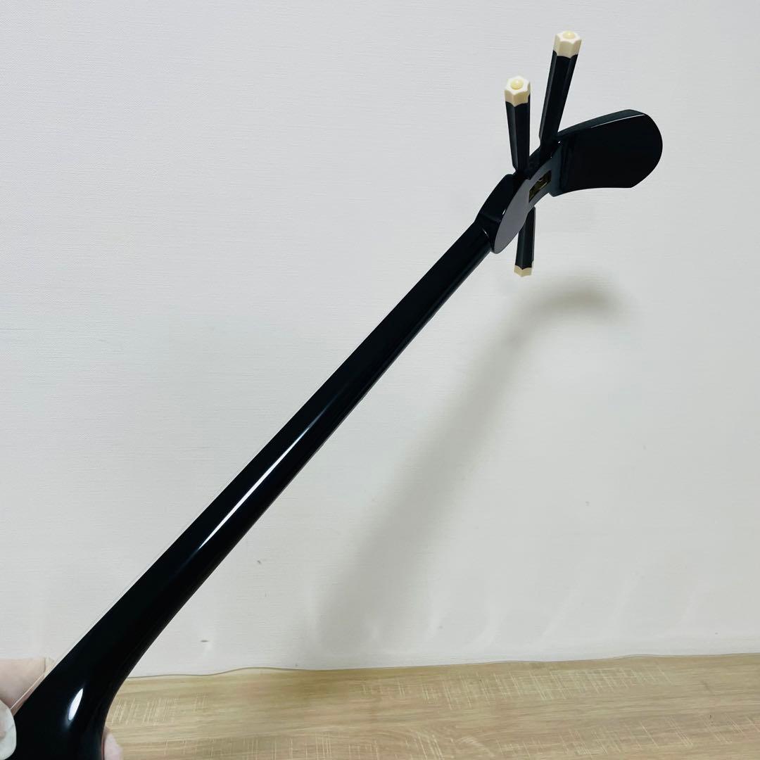 ★美品★ 沖縄三線 本蛇皮 三味線 胴巻き 和楽器