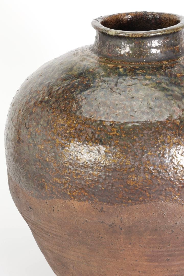 ダ*ゴ様 古陶磁 古丹波 大壺 焼締 自然釉 壺 花器 甕 古伊賀 時代物 骨董