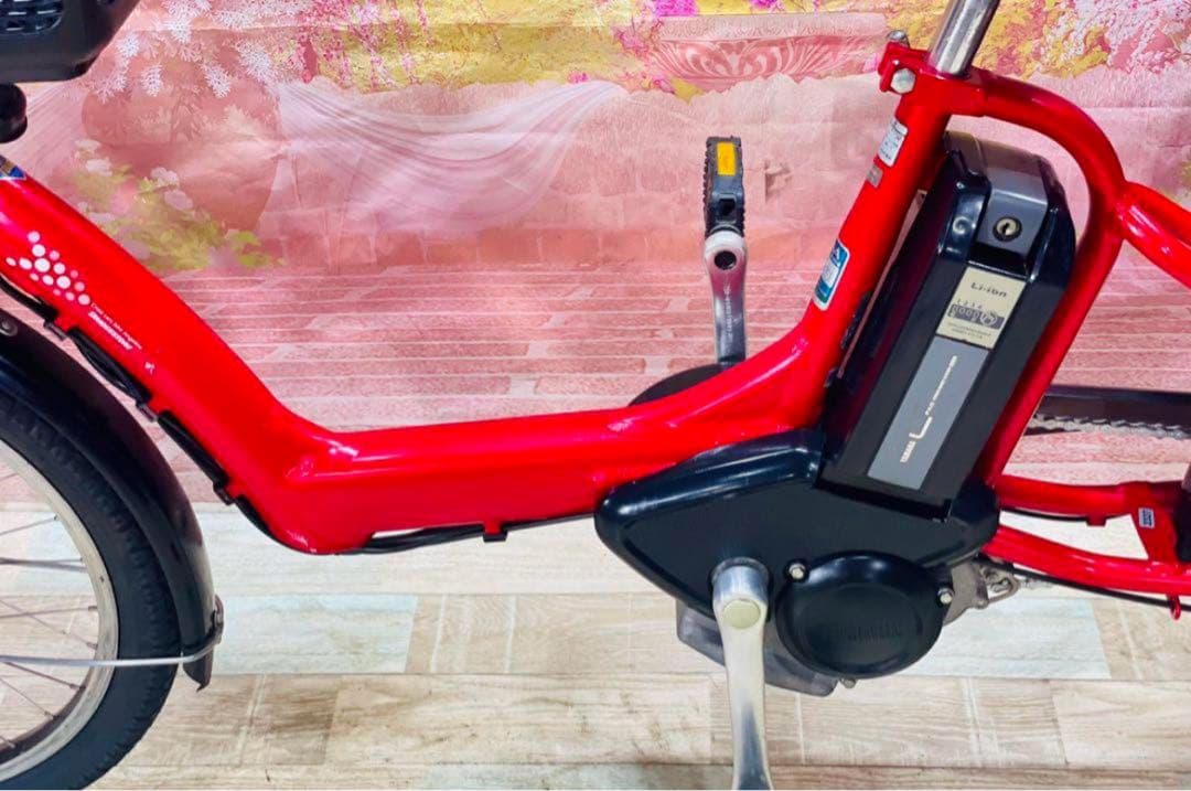 K2327 電動自転車ブリヂストン アンジェリーノ 子供乗せ20インチ 送料無料