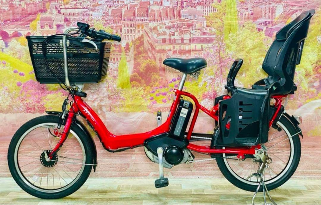 K2327 電動自転車ブリヂストン アンジェリーノ 子供乗せ20インチ 送料無料