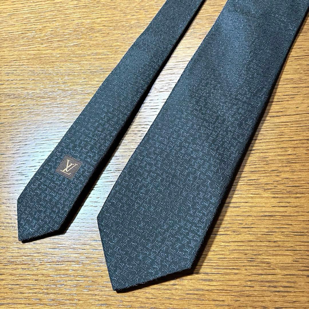 【美品】LOUIS VUITTON ルイヴィトン ネクタイ セッテピエゲ