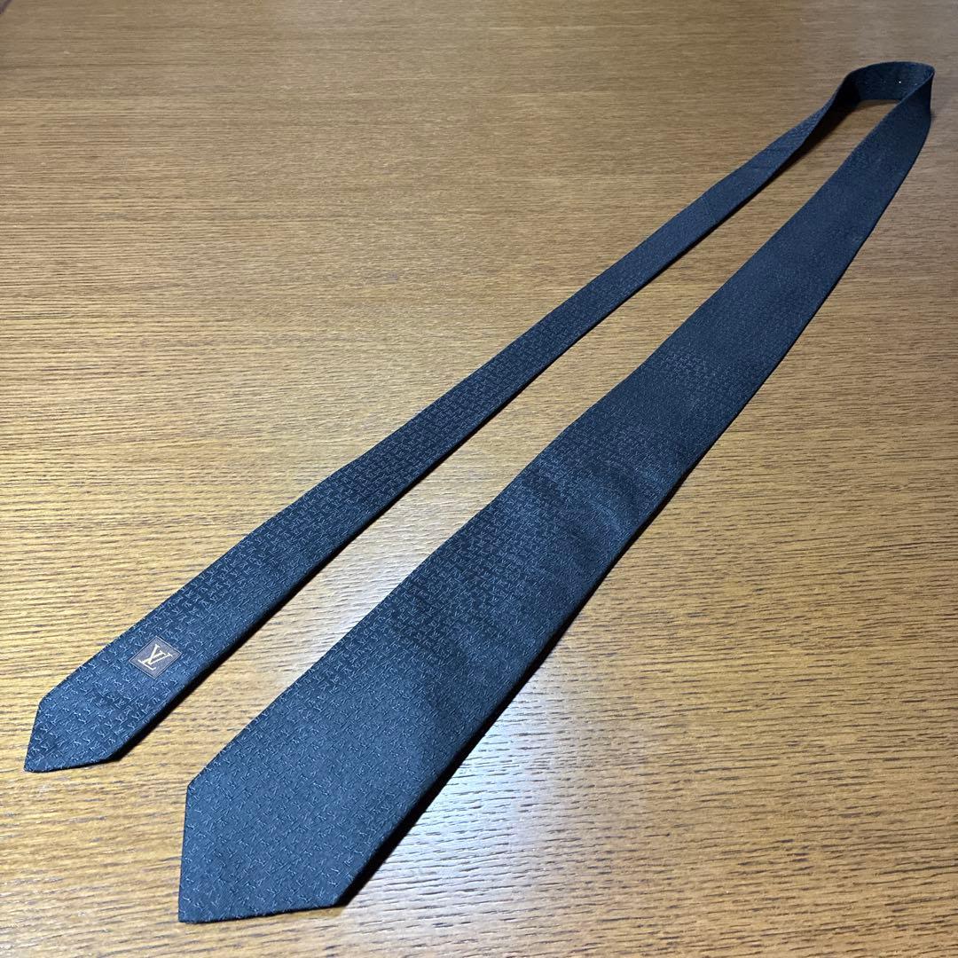 【美品】LOUIS VUITTON ルイヴィトン ネクタイ セッテピエゲ