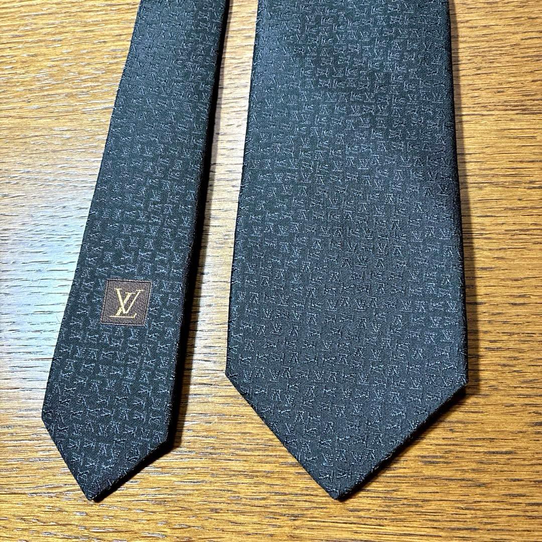 【美品】LOUIS VUITTON ルイヴィトン ネクタイ セッテピエゲ
