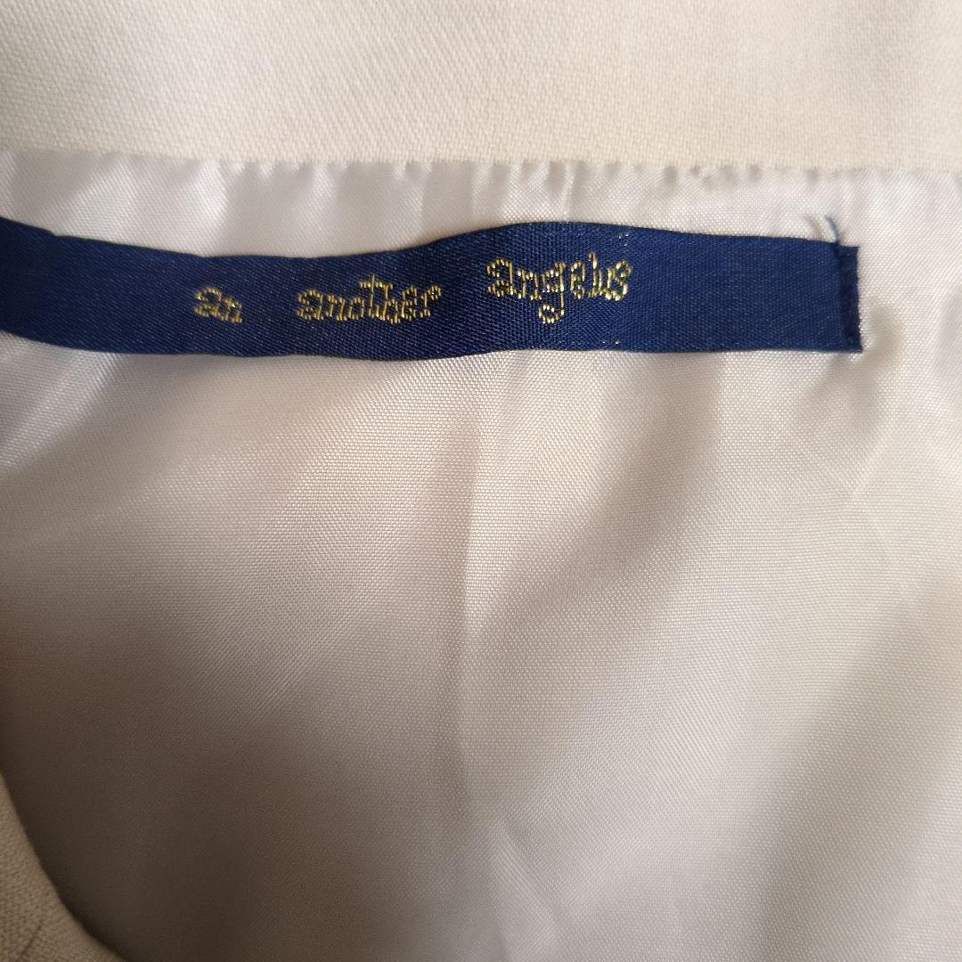 アンアナザーアンジェラス カメオ釦 バイカラー コート アウター お洒落