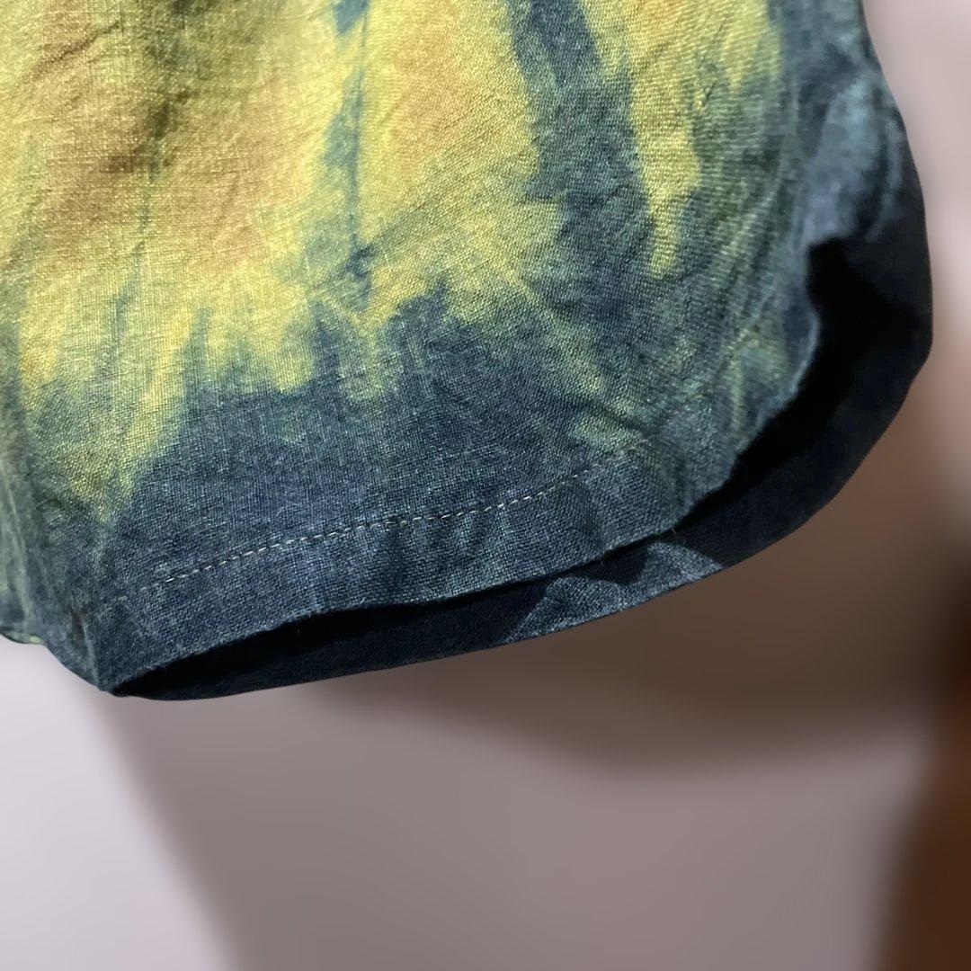 藍染　SOU・SOU 富士　L 麻のパンツ　むらくも染　USED 麻100%