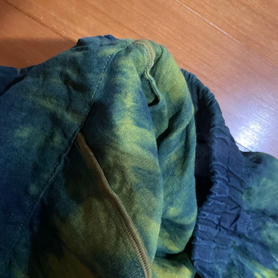藍染　SOU・SOU 富士　L 麻のパンツ　むらくも染　USED 麻100%