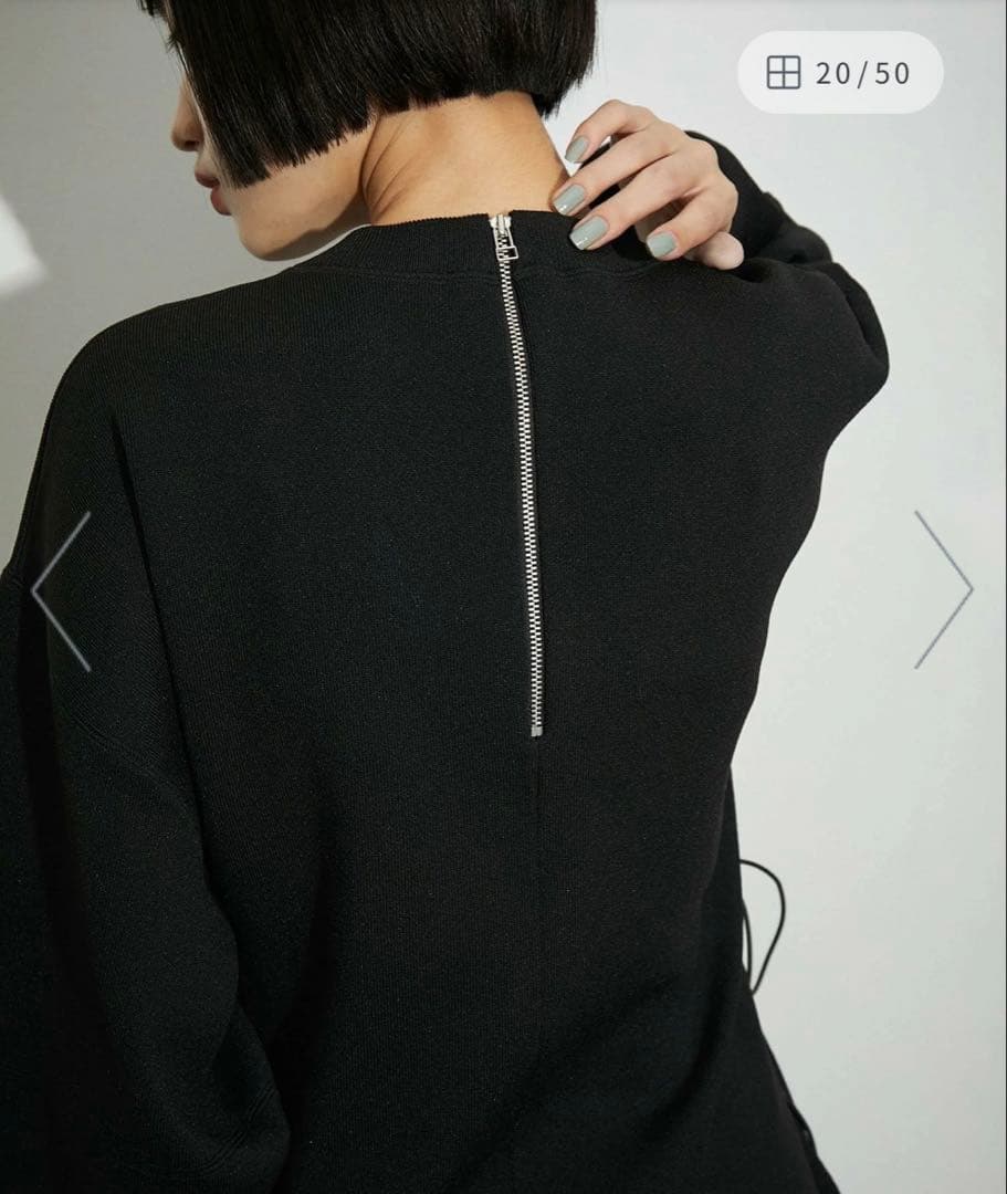 フォルムニットワンピース