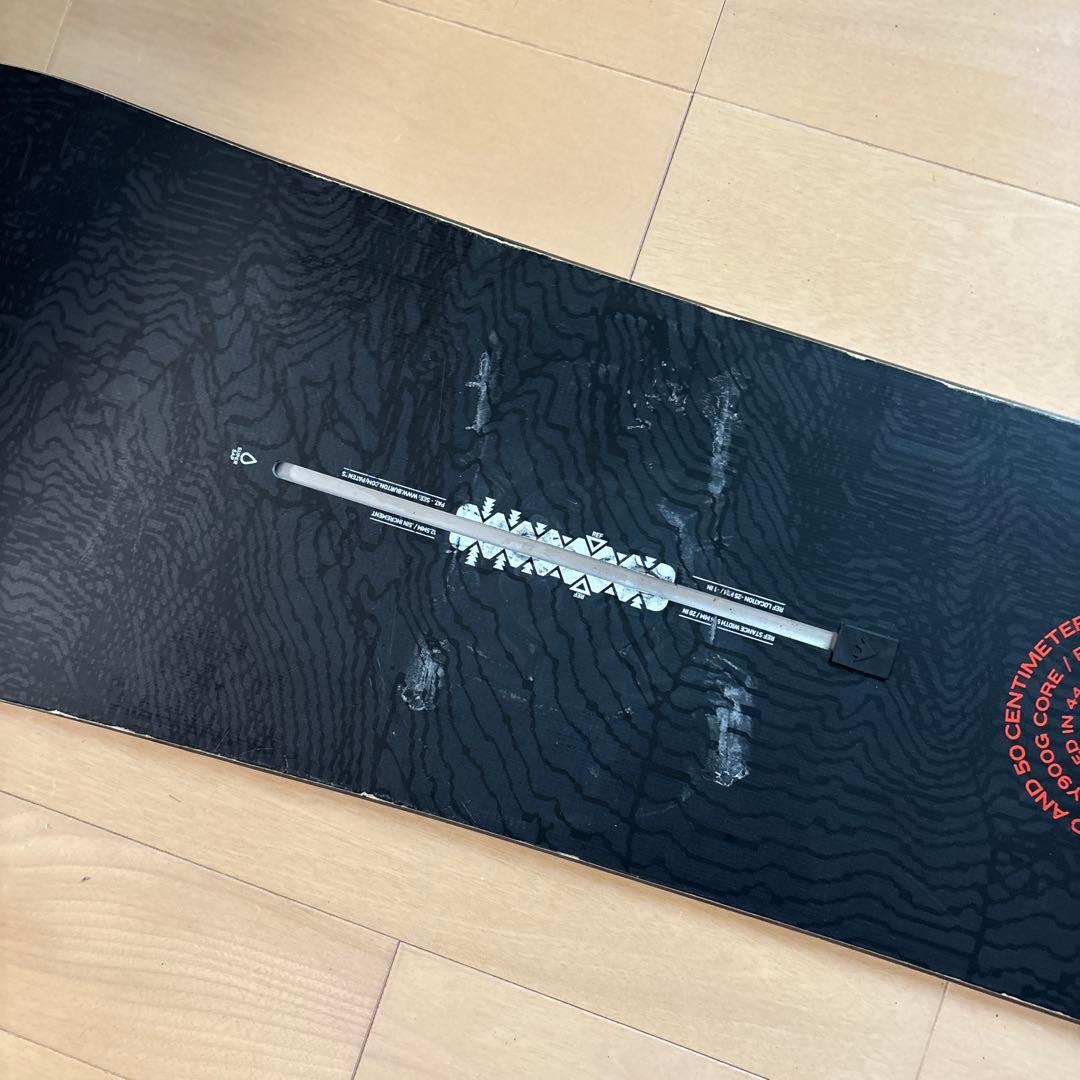 BURTON スノーボード 黒/赤