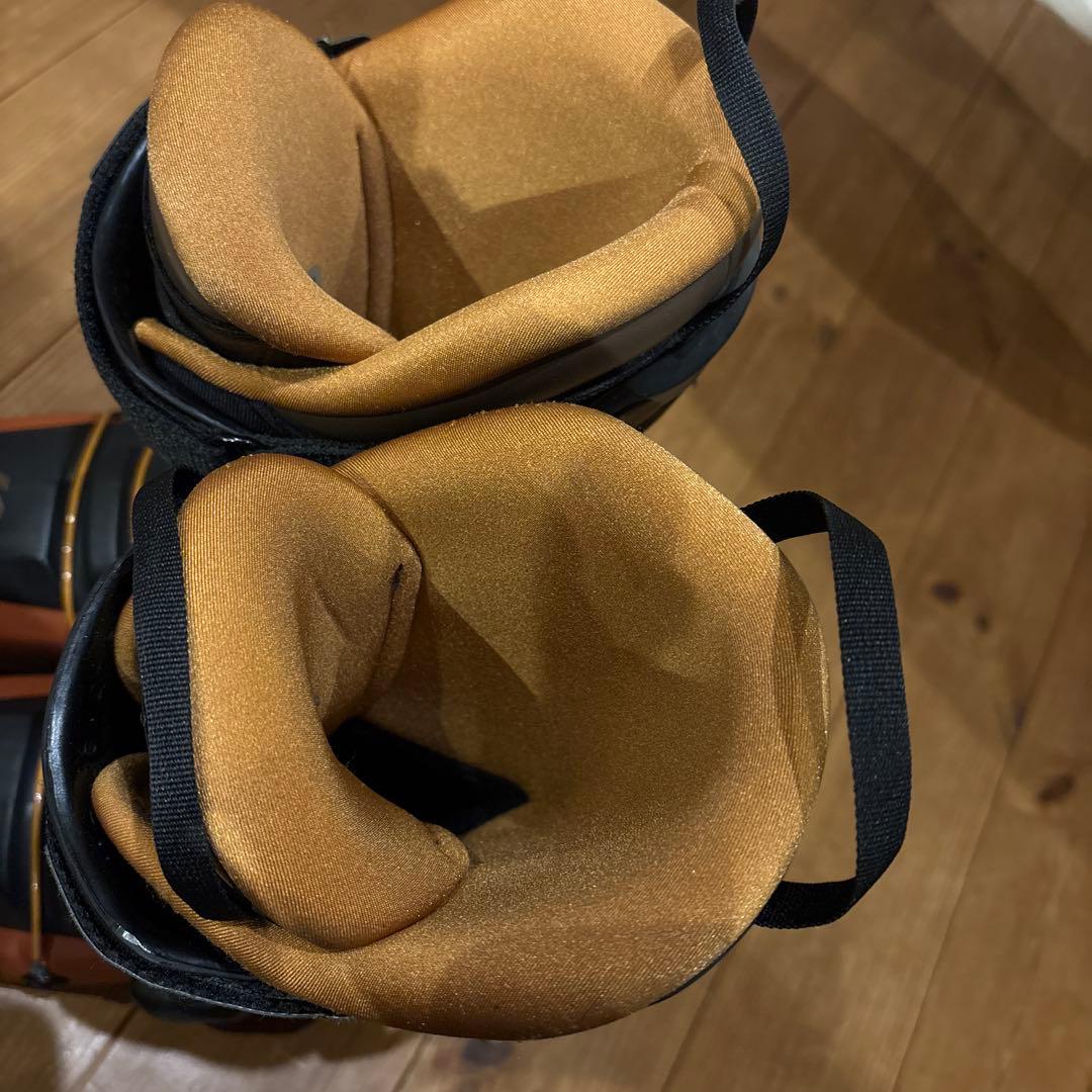 K2 revolve スキーブーツ オレンジ/ブラウン