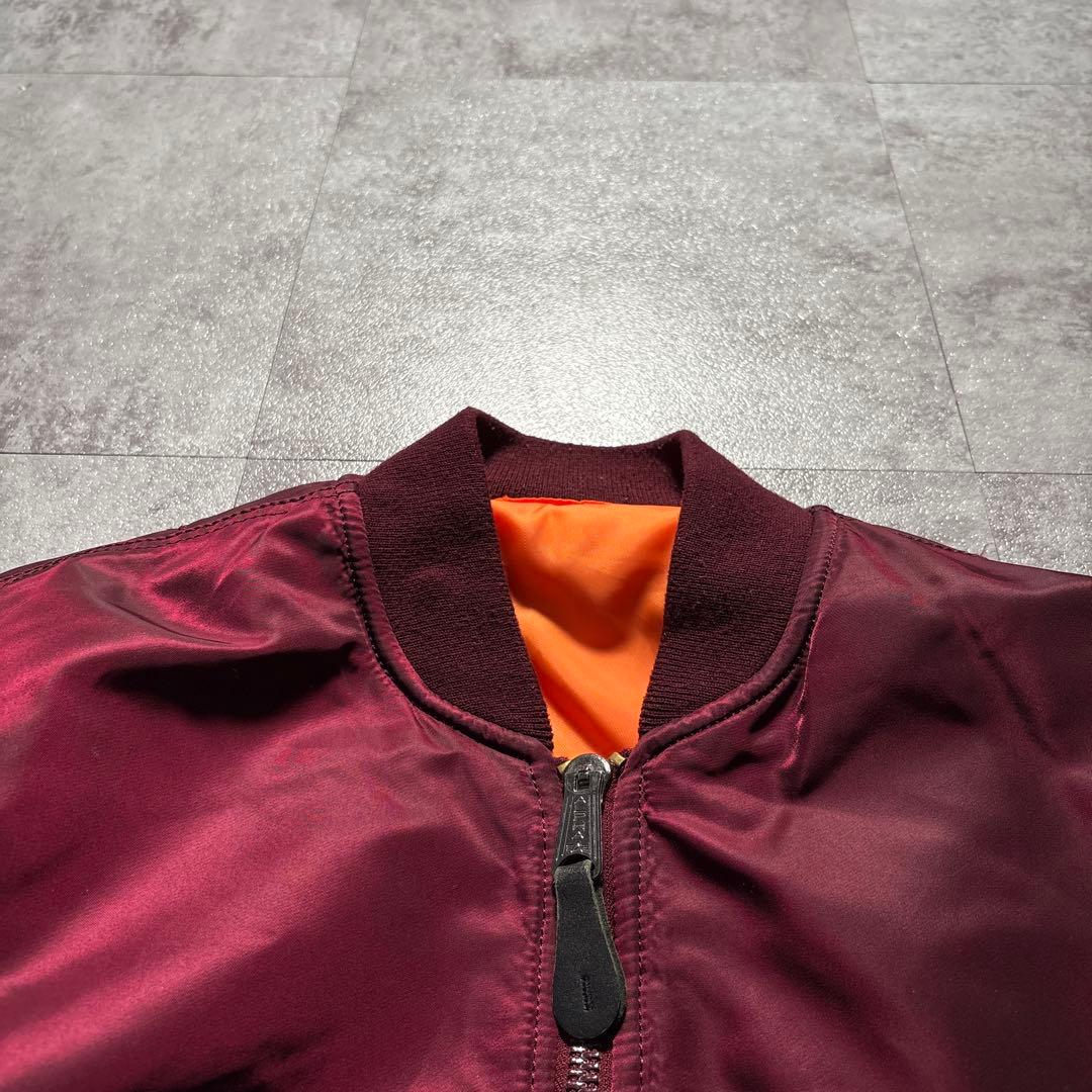 alpha reversible ma-1 flight jacket 短丈　L