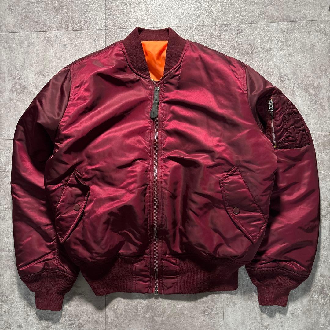 alpha reversible ma-1 flight jacket 短丈　L