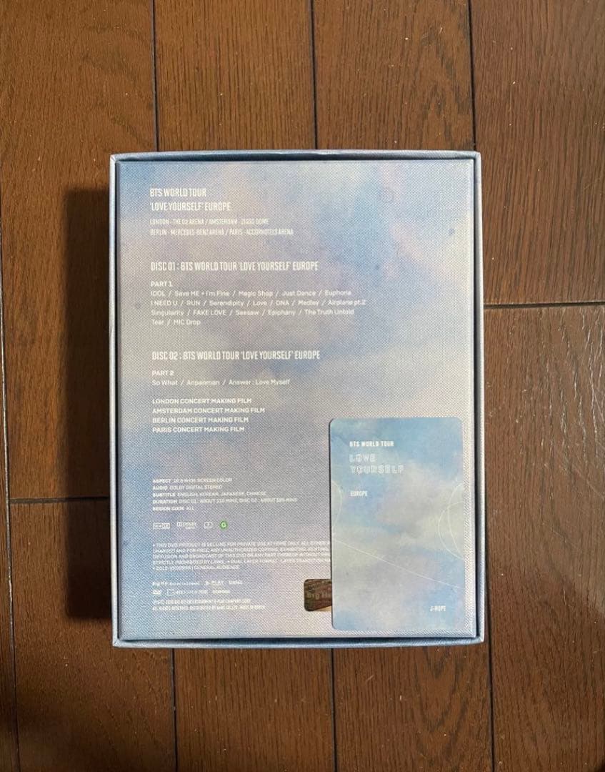 ミュージック BTS WORLD TOUR 'LOVE YOURSELF' EUROPE