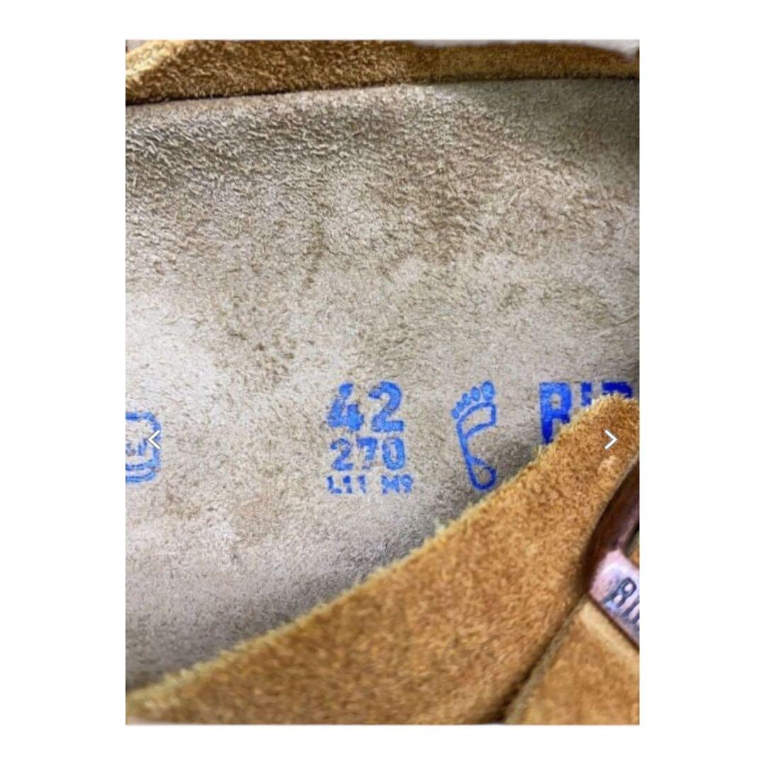 12112 BIRKENSTOCK ボストン スエード ミンク 27cm
