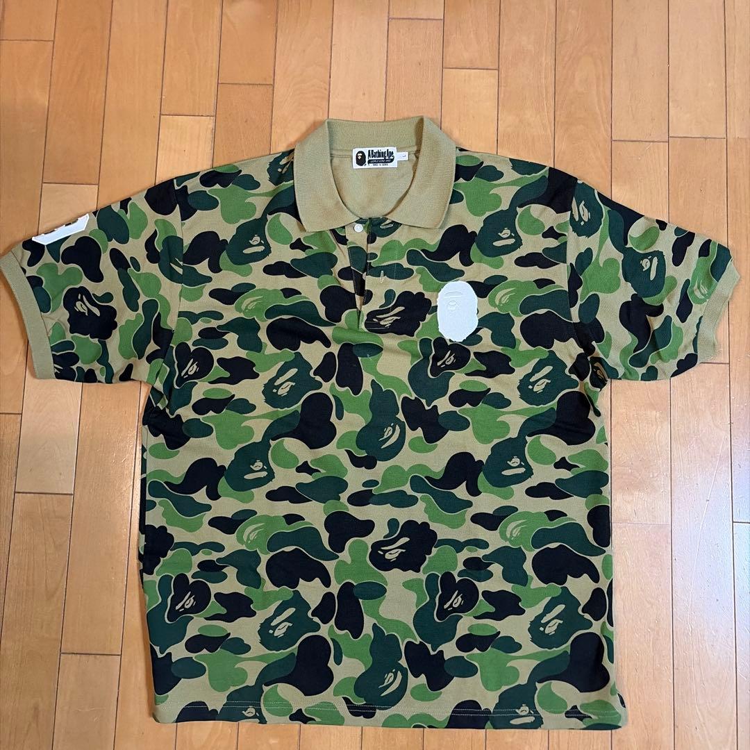 【kei】A Bathing Ape カモフラージュ ポロシャツ Ｌ