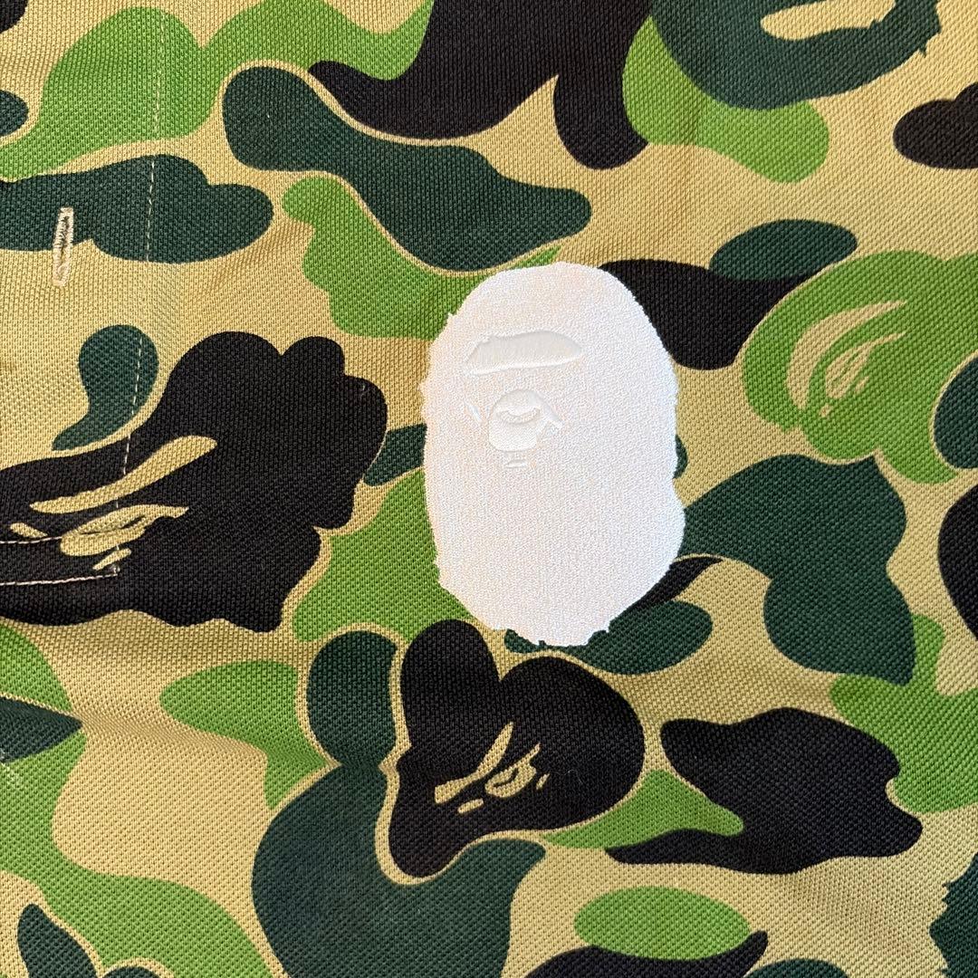 【kei】A Bathing Ape カモフラージュ ポロシャツ Ｌ