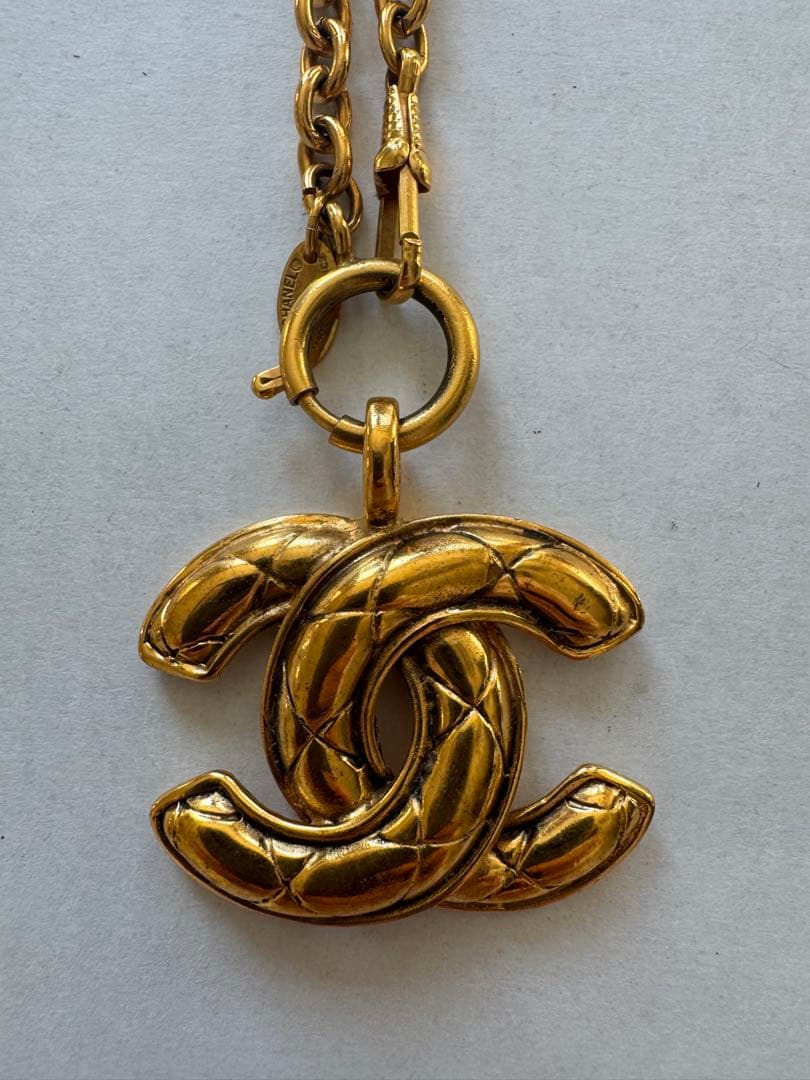 シャネルCCロゴペンダントネックレス