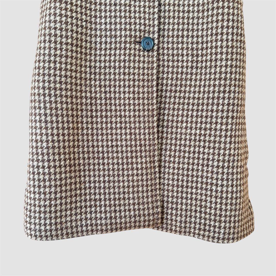 Ralph Lauren ラルフローレン ロングコート ブラウン ベージュ 千鳥