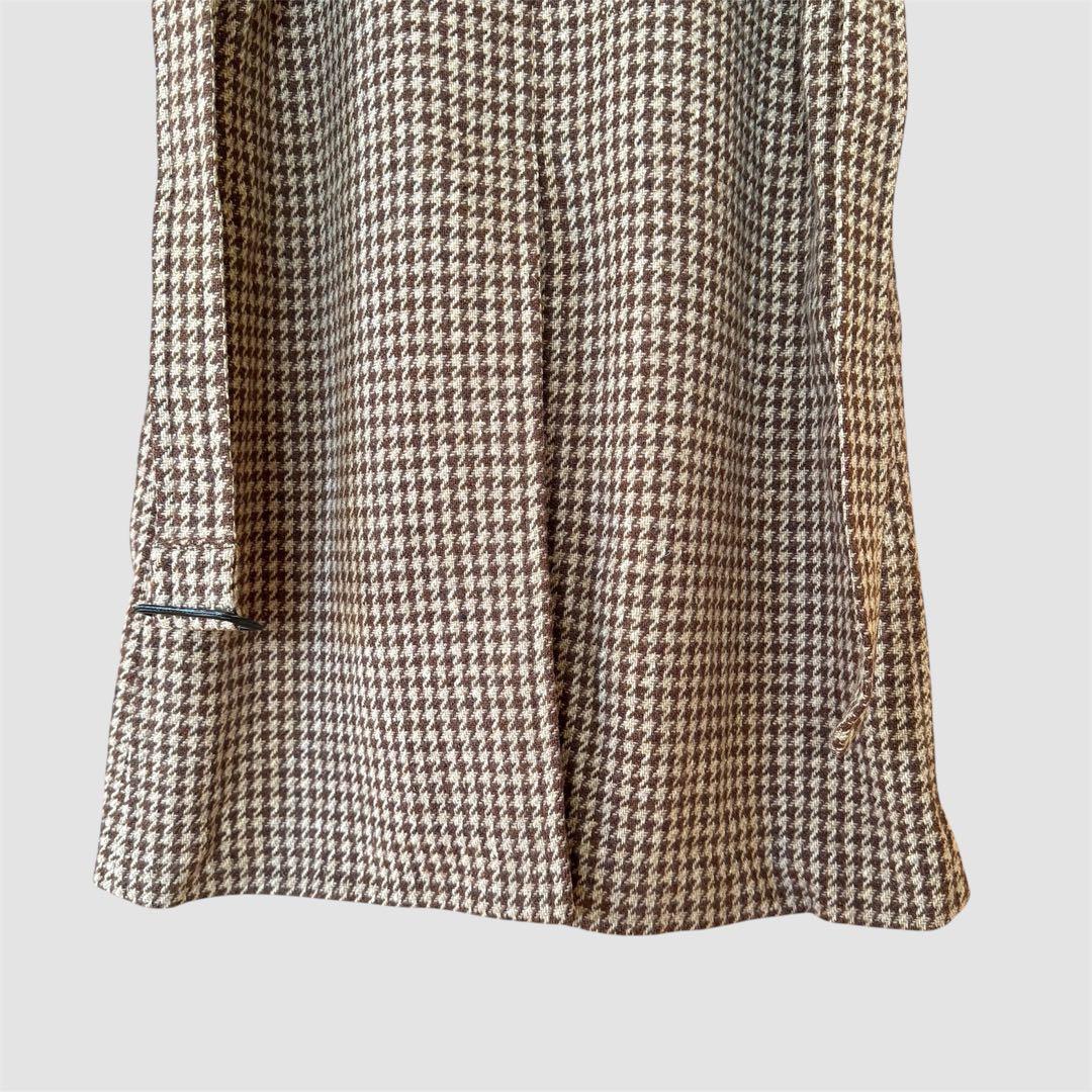 Ralph Lauren ラルフローレン ロングコート ブラウン ベージュ 千鳥