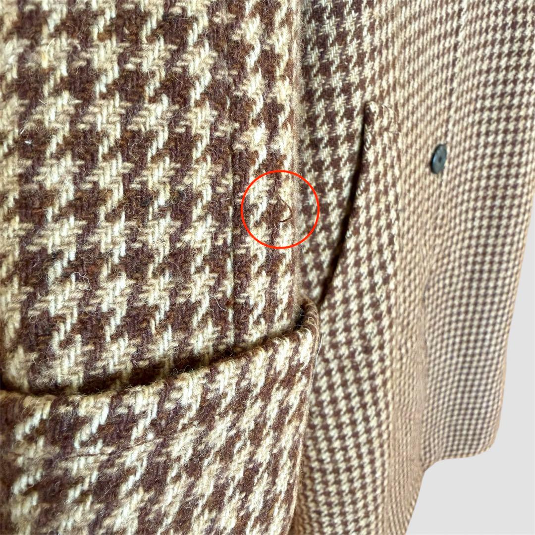 Ralph Lauren ラルフローレン ロングコート ブラウン ベージュ 千鳥