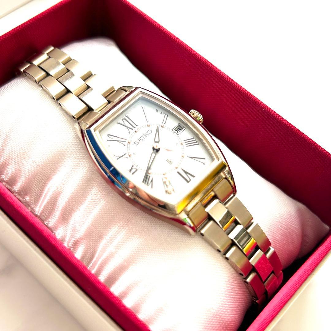 セイコー ルキア 稼働　SEIKO 電波 ソーラー SSQW046 美品