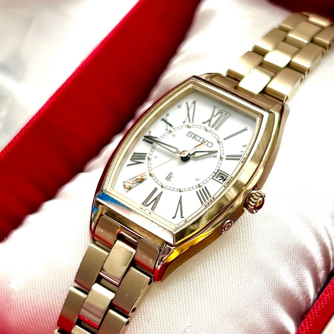 セイコー ルキア 稼働　SEIKO 電波 ソーラー SSQW046 美品