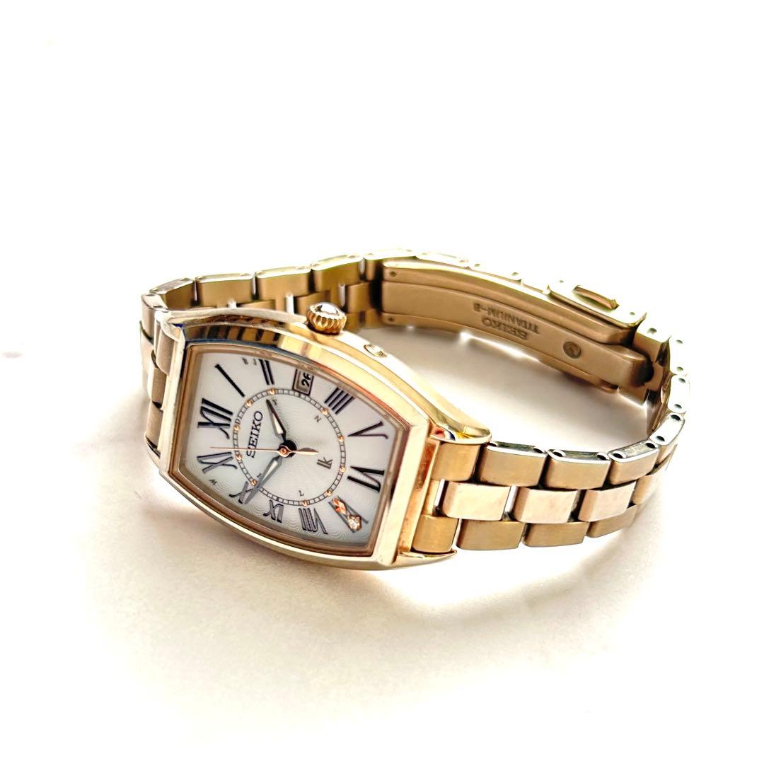 セイコー ルキア 稼働　SEIKO 電波 ソーラー SSQW046 美品