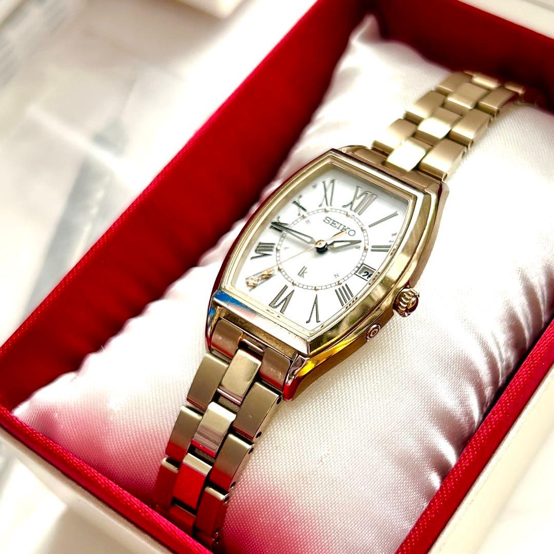 セイコー ルキア 稼働　SEIKO 電波 ソーラー SSQW046 美品
