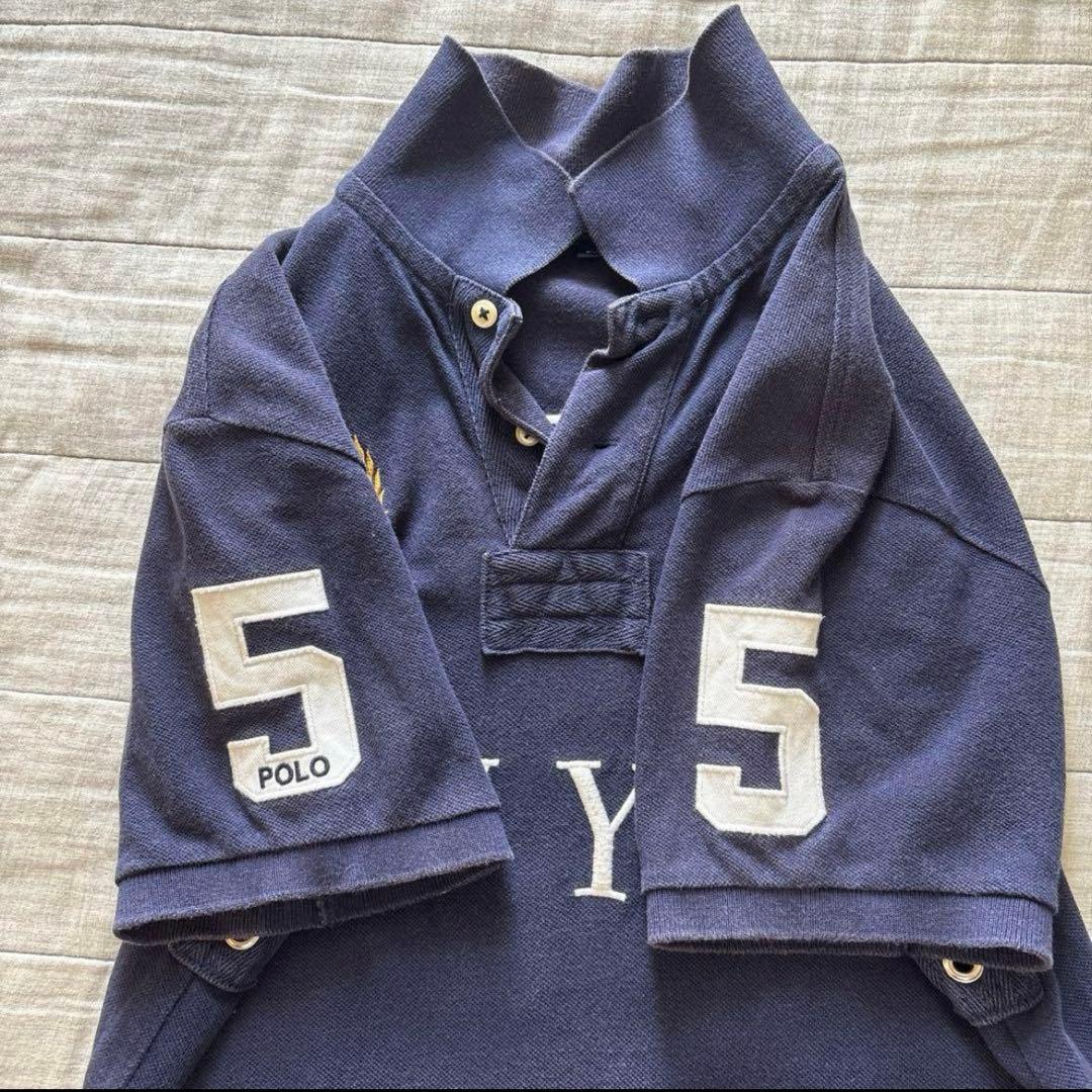 ポロラルフローレン ビッグポニー NEW YORK y2k 短丈 ポロシャツ