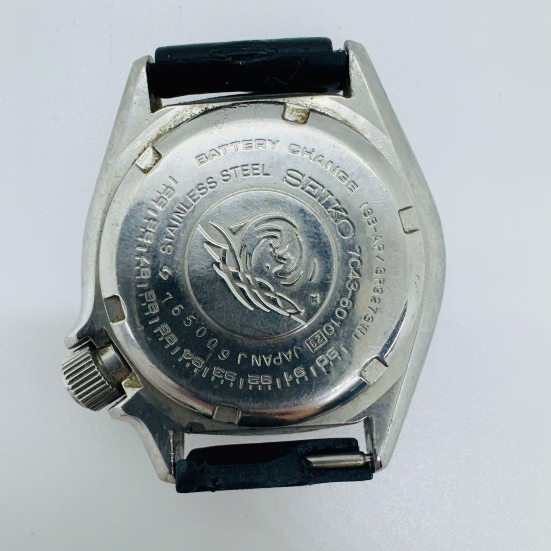 ✨SEIKO✨セイコー✨デイデイト✨7C43-6010✨ブラック文字盤✨腕時計✨