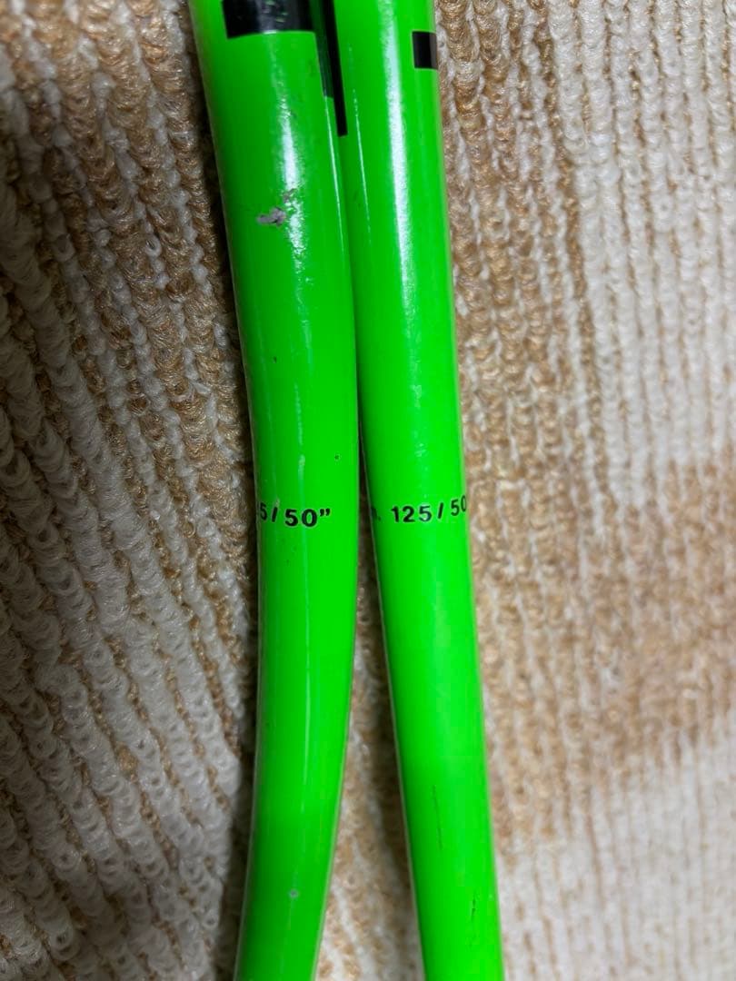 SCOTT スキー ストック グリーン オレンジ