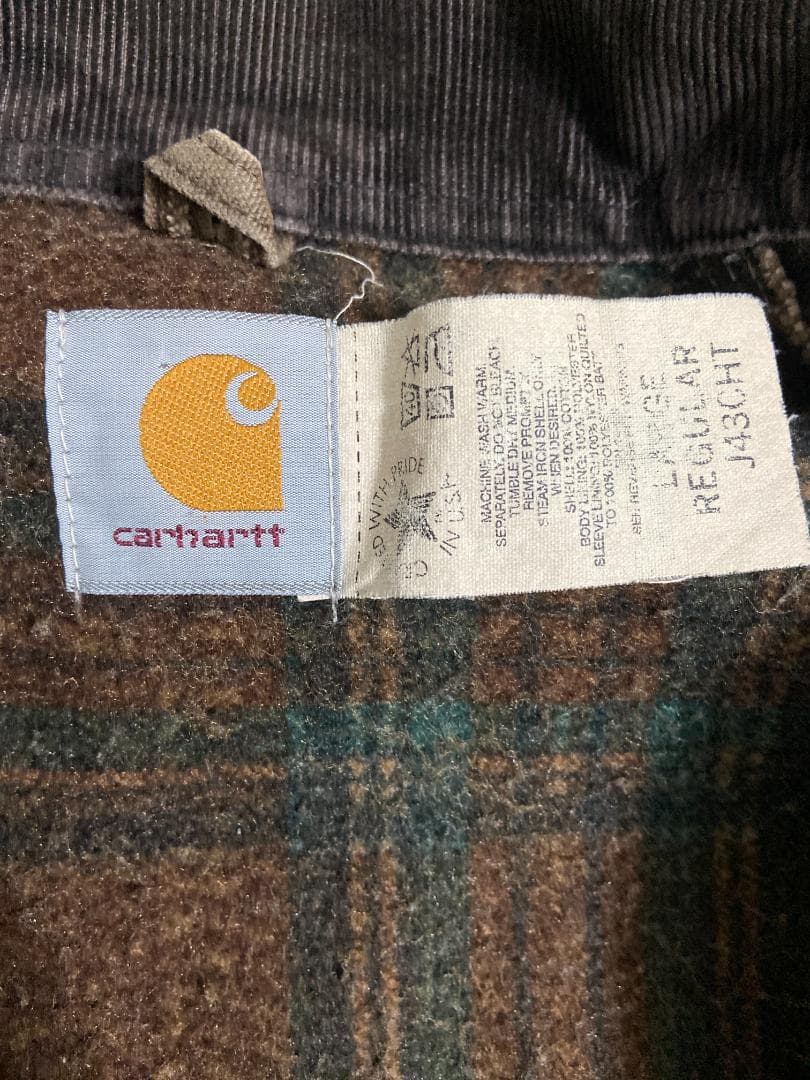 charhartt デトロイトジャケット j43cht USA製 Lサイズ