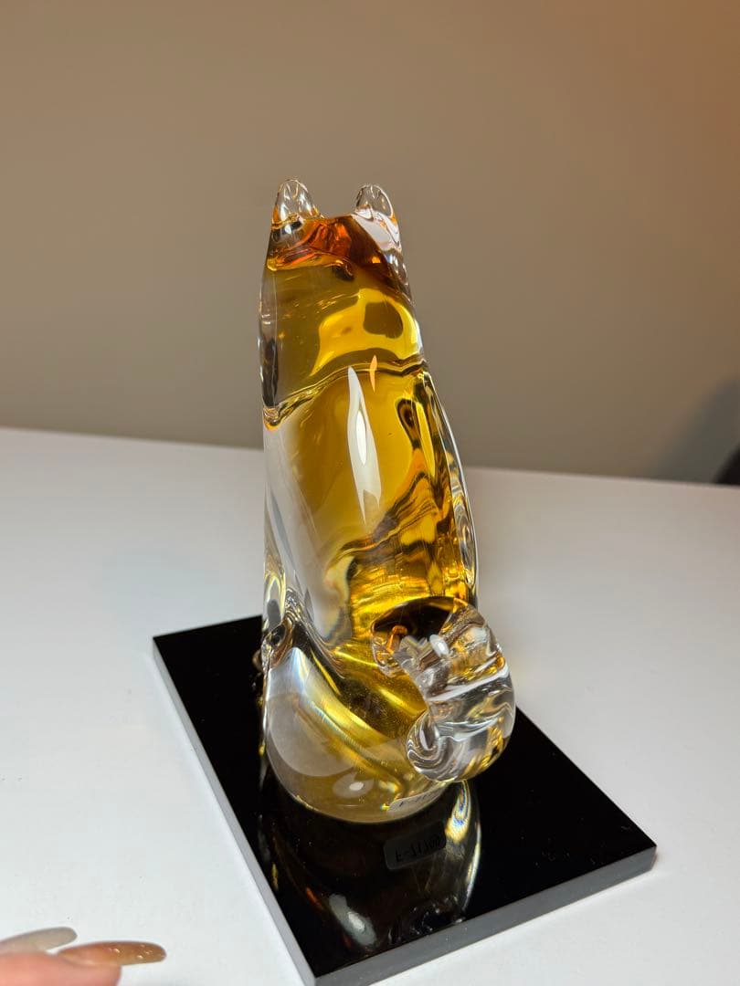 津軽びいどろ　2018年 干支「戌（犬）」置物