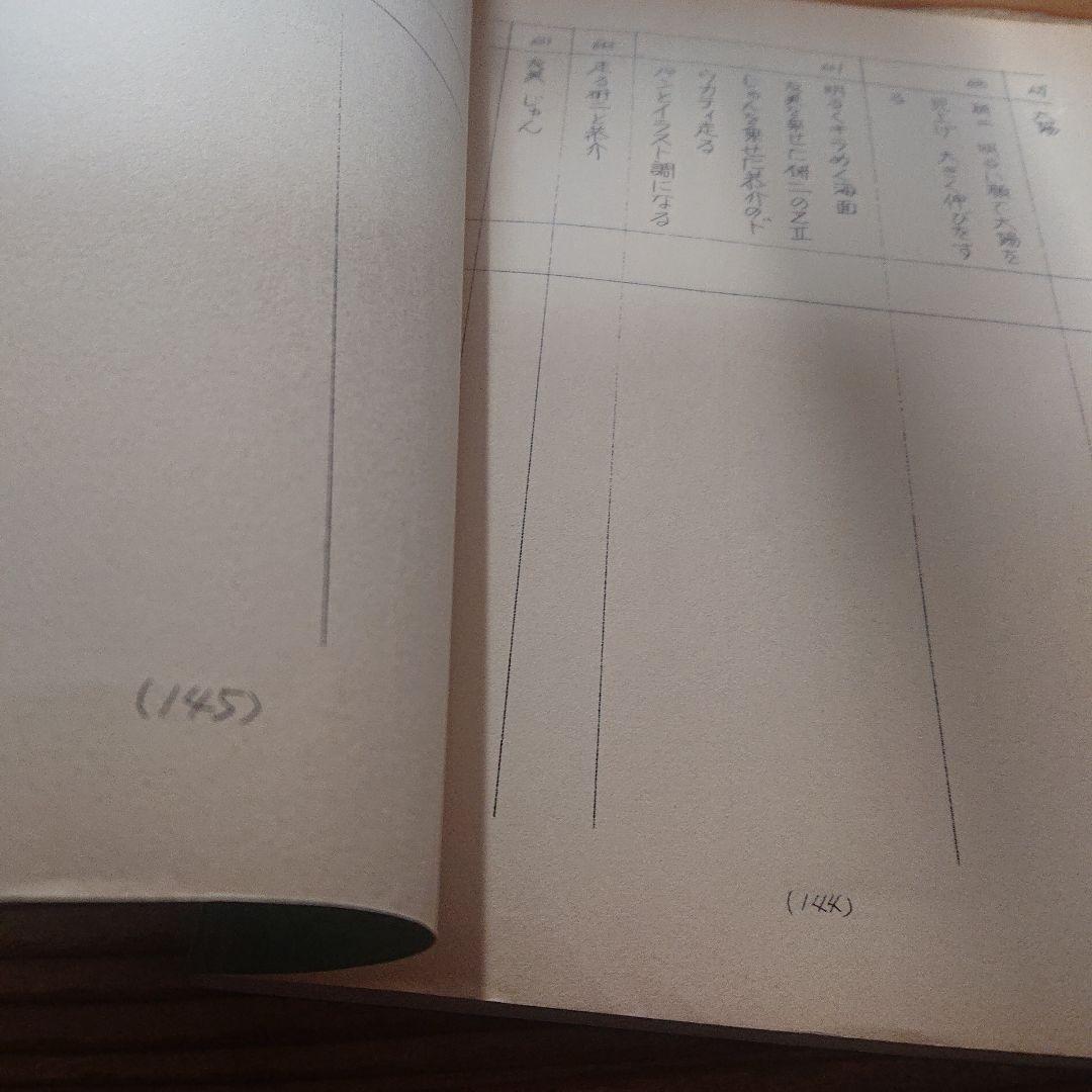 あいつとララバイ アニメーション 台本