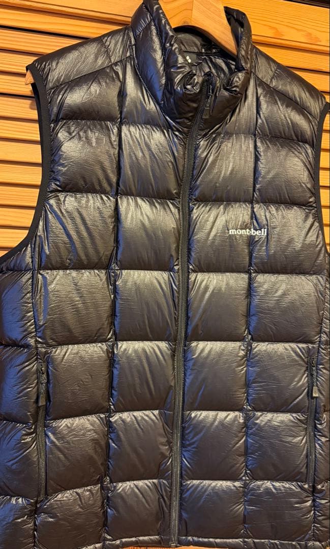 mont-bell ブラック スペリオダウンベスト