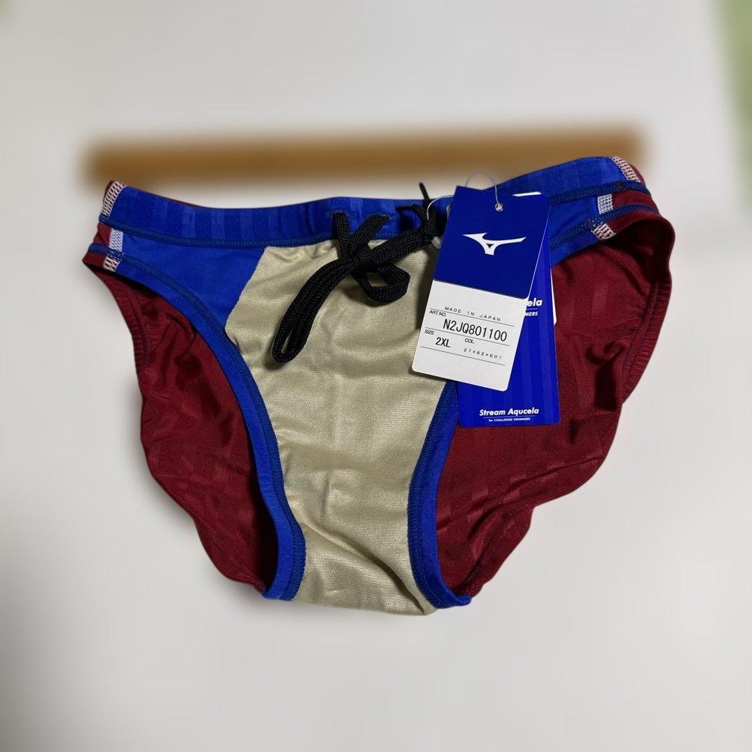 競パン Mizuno 競泳水着 FINA認証 2XL N2JQ801100