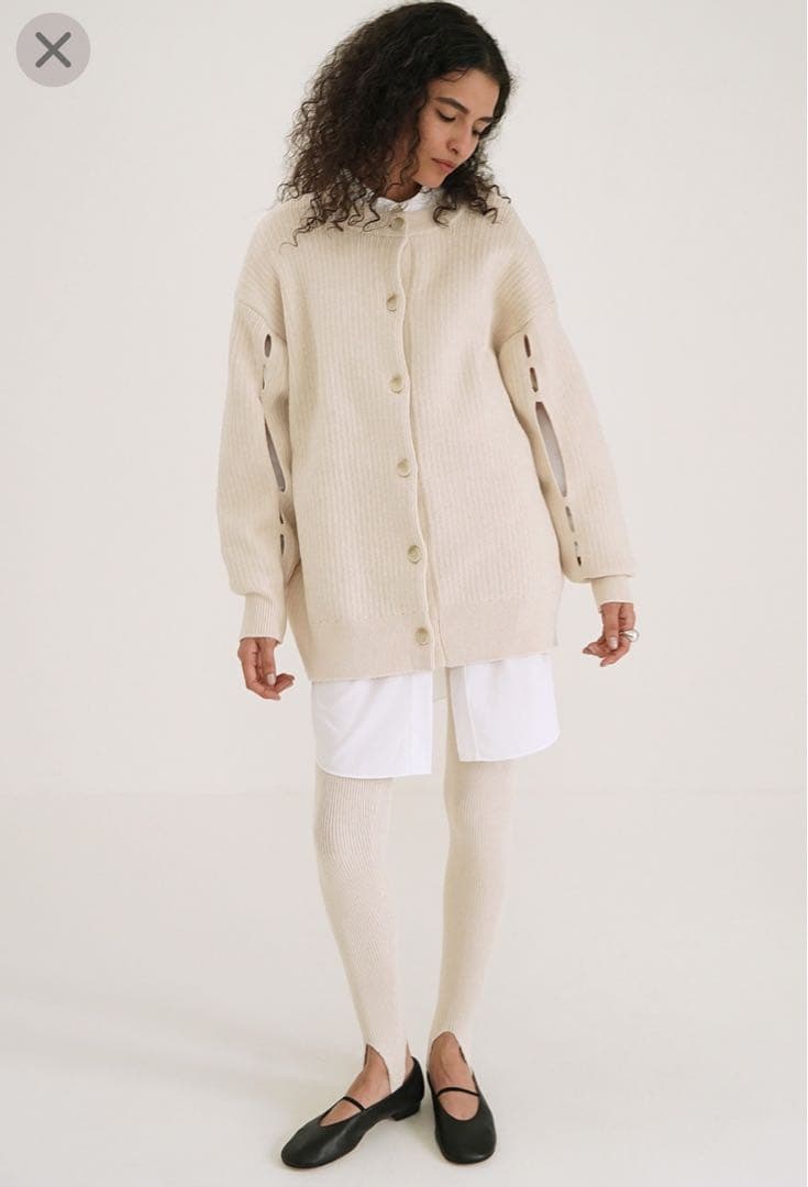 レッグウェア CLANE MIX COLOR KNIT TRENKER