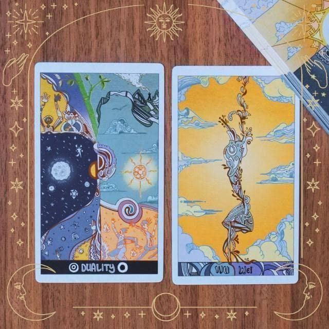 ★正規品タロットカード★心を優しく温める柔らかなカラーパレット✨月と太陽のデッキ