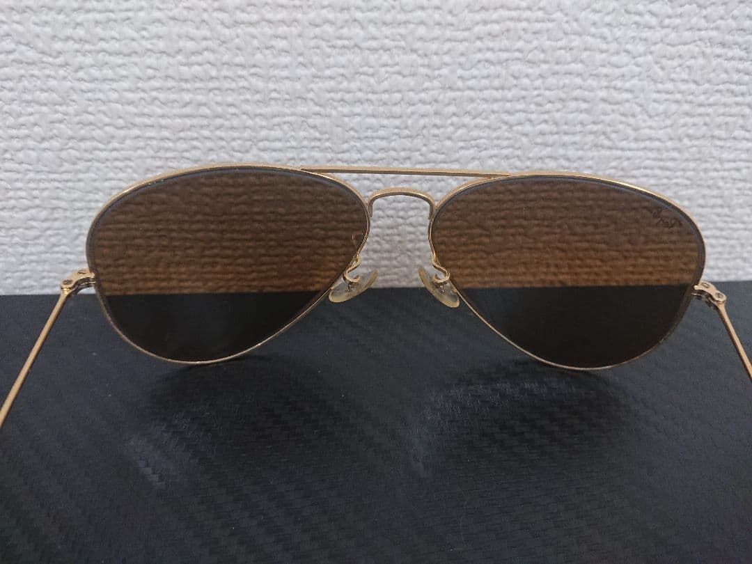 H1【希少】 ボシュロム Ray-Ban アビエーター サングラス USA製