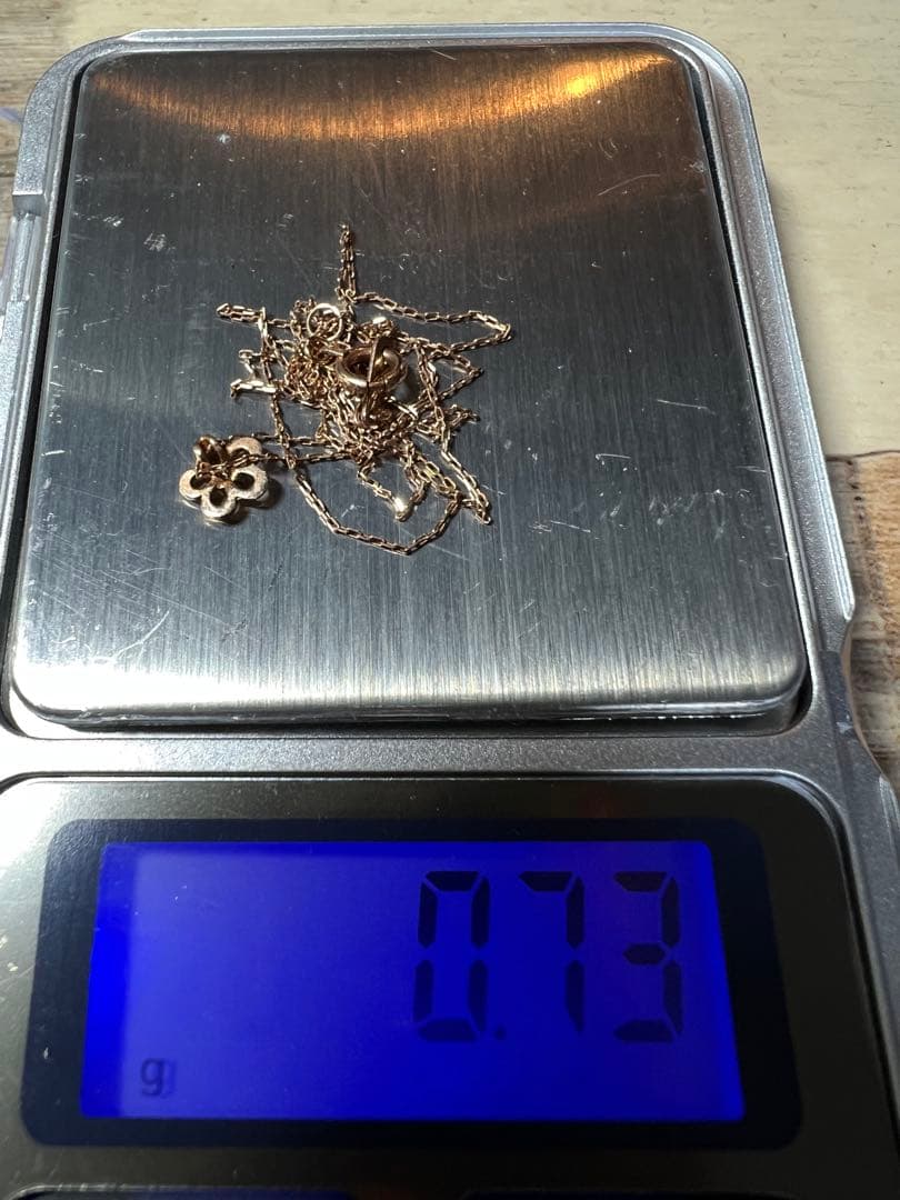 ジュエリーマキ K10 0.014ct ネックレス