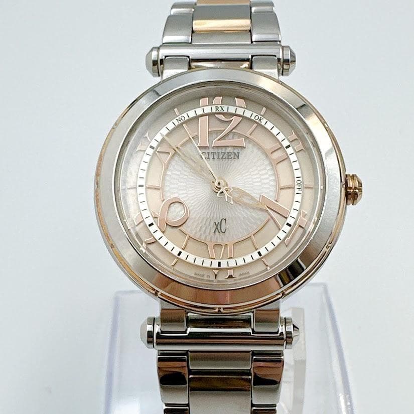 シチズン クロスシー レディース腕時計 エコドライブ ソーラー ピンクゴールド