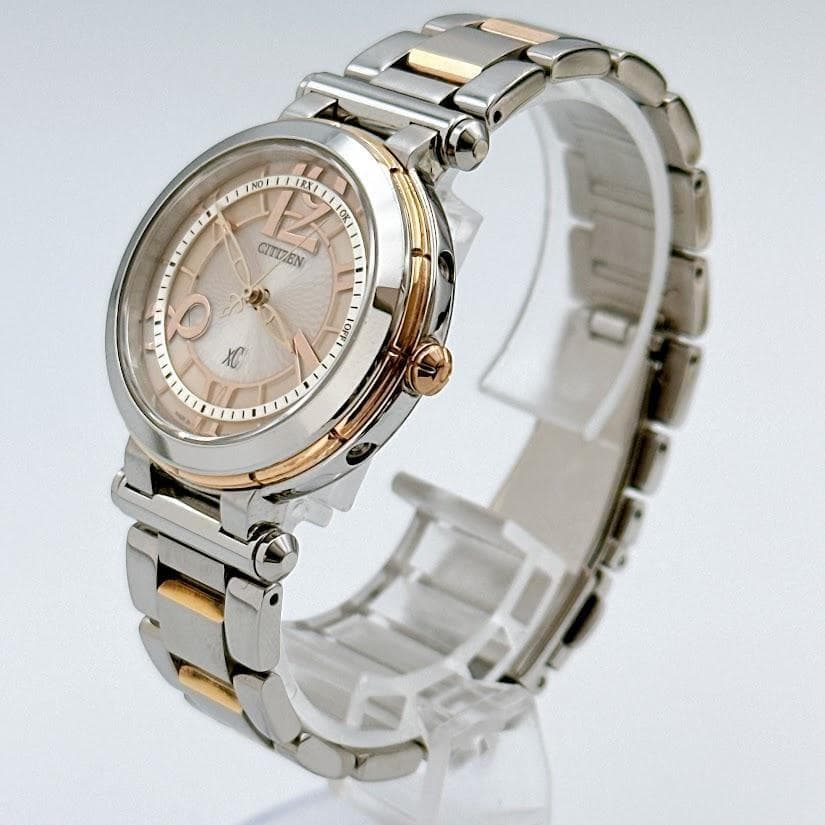 シチズン クロスシー レディース腕時計 エコドライブ ソーラー ピンクゴールド