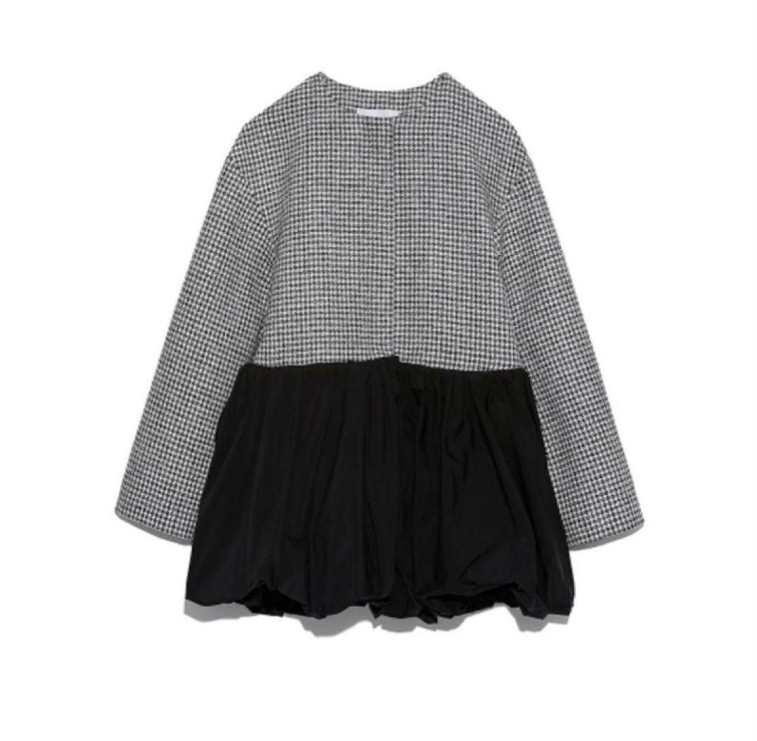 CELFORD タフタコンビツイードブルゾン