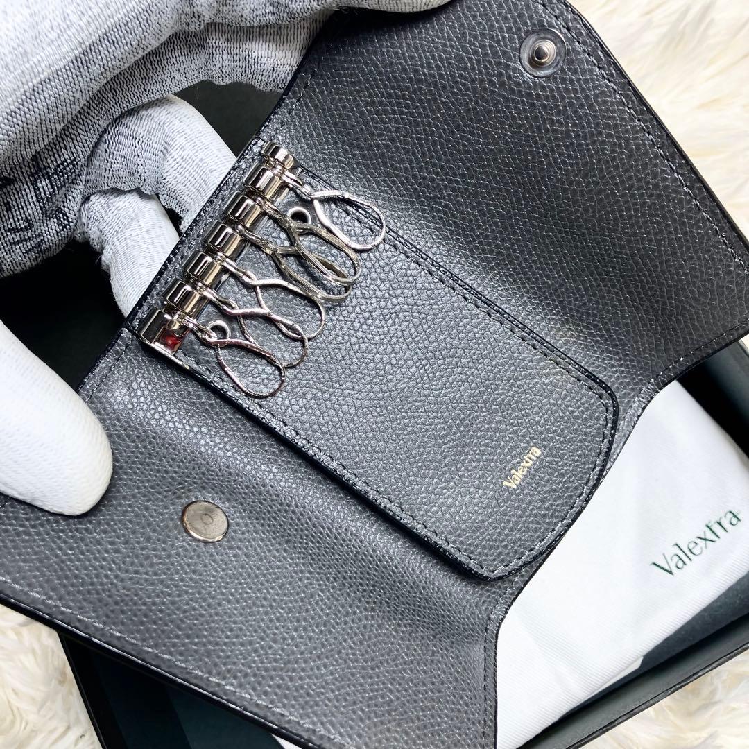 【新品同様】 ヴァレクストラ キーケース レザー シルバーフック