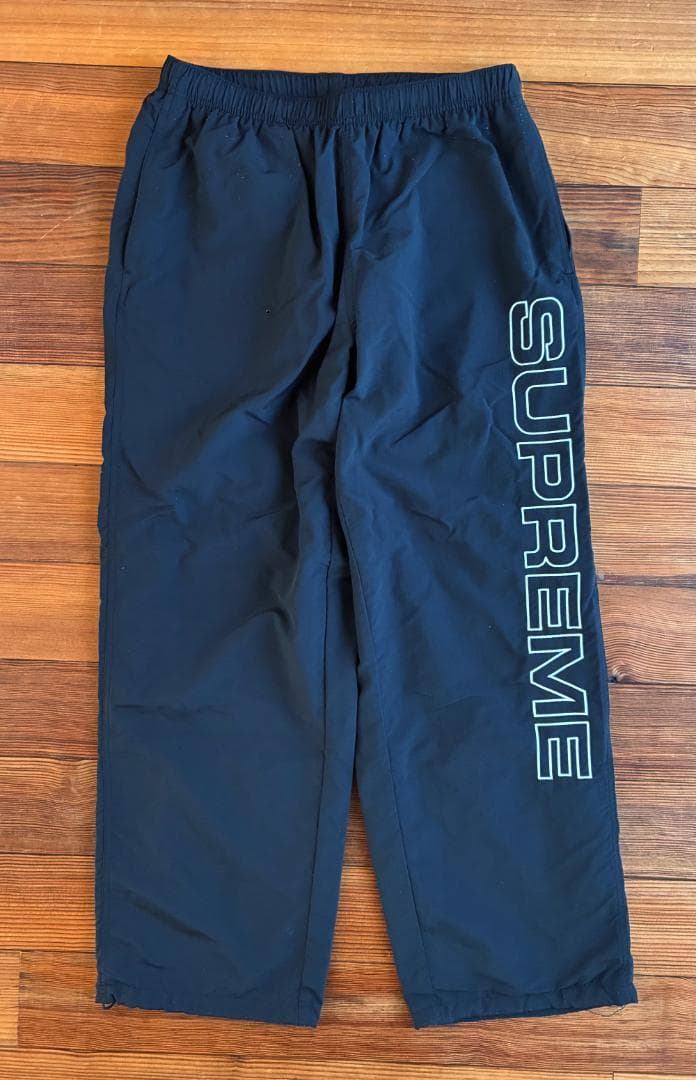Supreme Spellout Embroidered トラックパンツ L