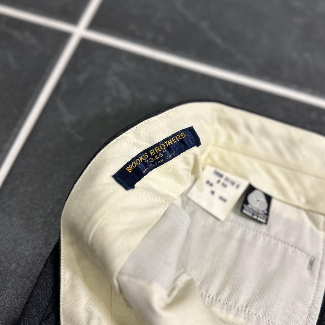 80s Brooks Brothers ウールフランネル　極太　ワイドスラックス