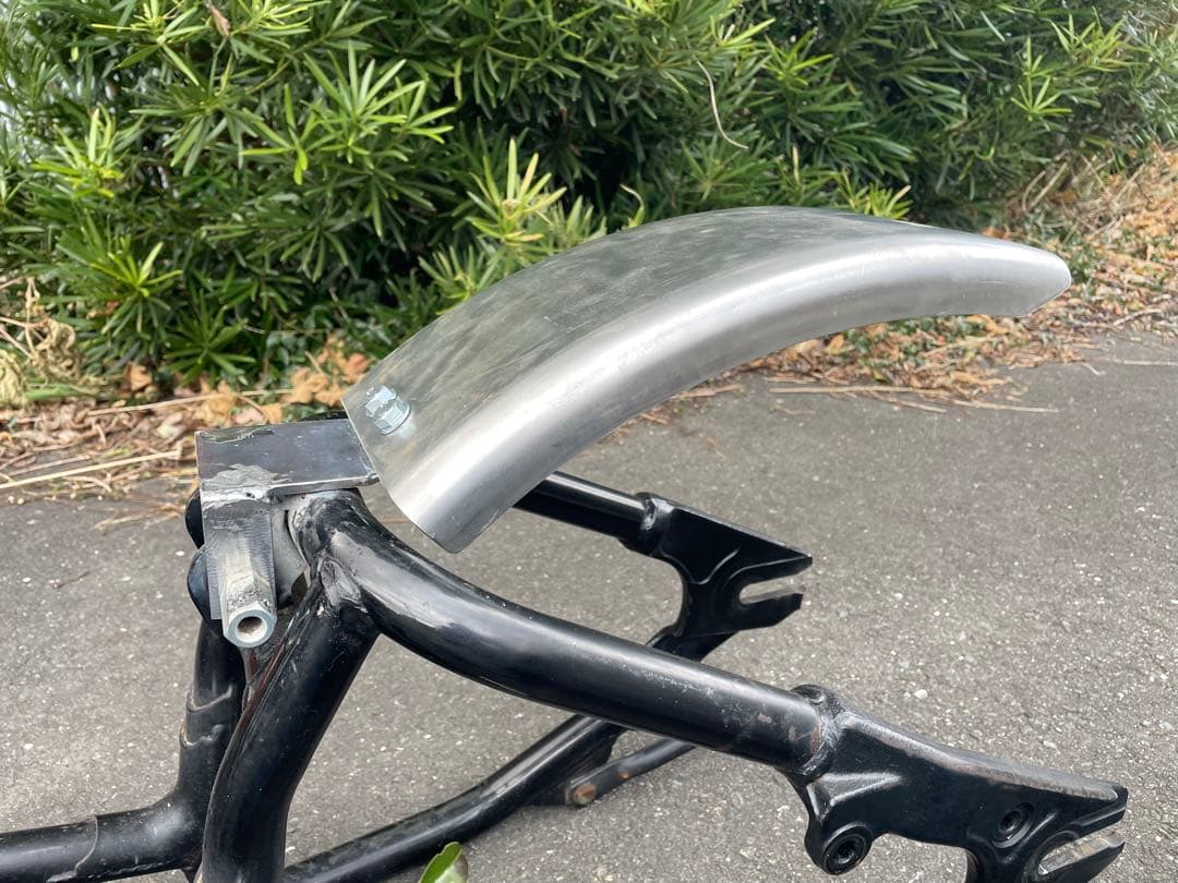 ドラッグスター400用ショートフラットフェンダーキットKIT　ボルトオン　bsc